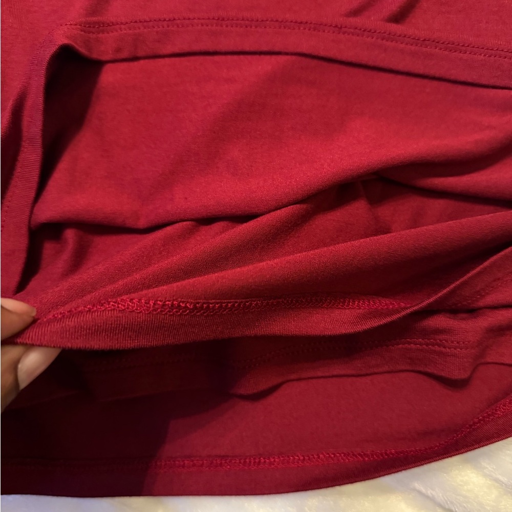 Bar III Burgundy Sleeveless Dress - Picture 9 of 11